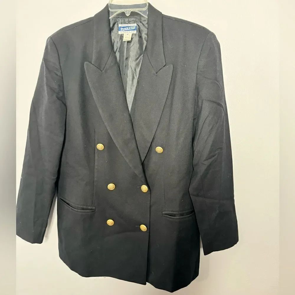 Pendleton double breasted wool blazer size 14